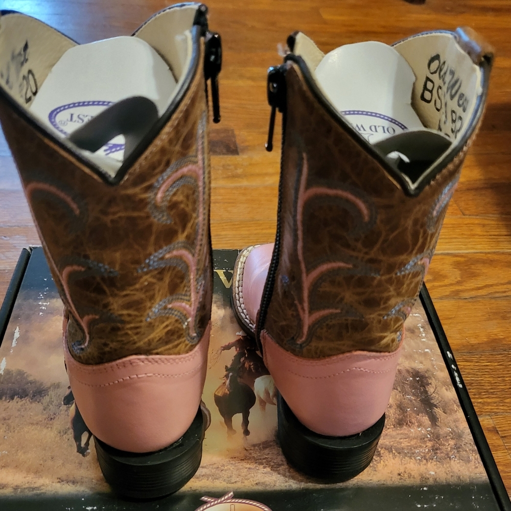 *EUC Pink Cowgirl Boots - Picture 4 of 6
